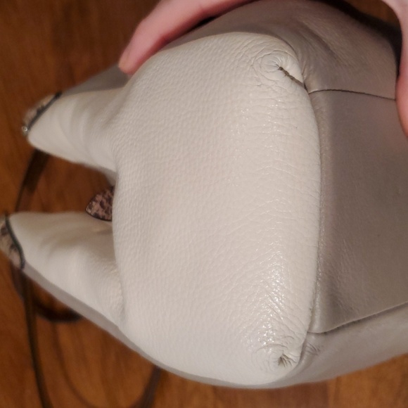 Coach exotic Phoebe bag taupe/white - Picture 7 of 16